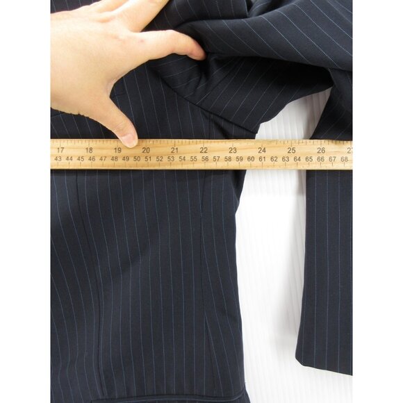 Barneys New York Sport Coat 44 Long Loro Piana Fabric Blazer Pinstripe - Picture 5 of 15